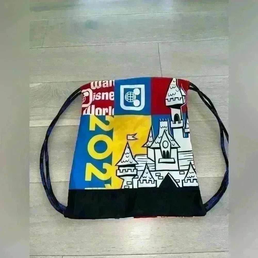Disney world drawstring chinch 2021 rare limited edition  backpack